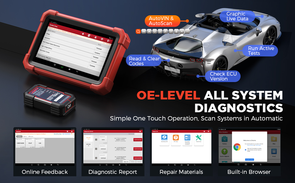 Launch x431 scanner car scanner crp919xbt diagnostic scan tool obd2 scanner code reader