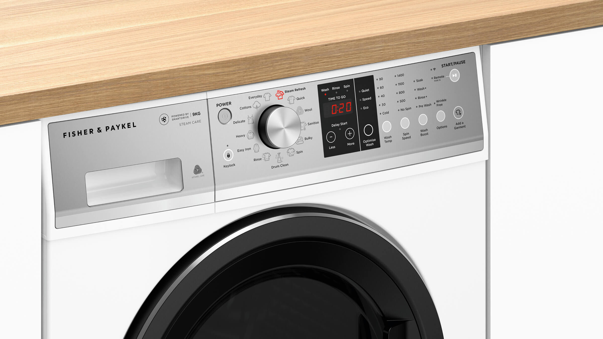 13 Fabric Care Cycles