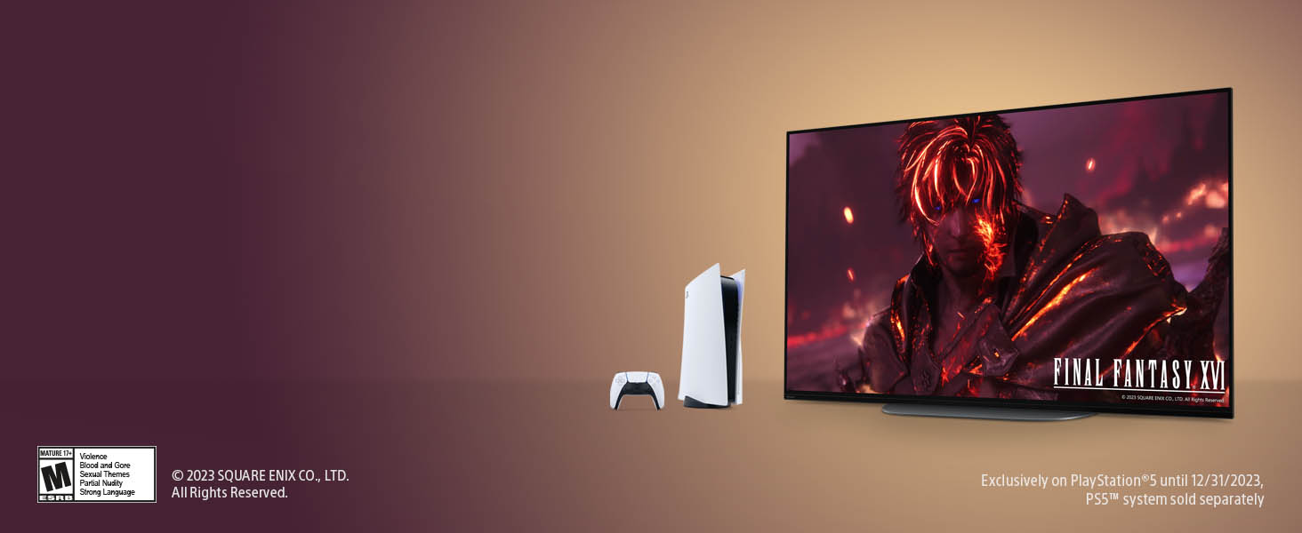 Official gaming TVs of Final Fantasy XVI