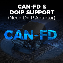 LAUNCH CANFD and DOIP obdii diagnostic scan tool